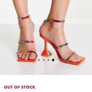 ASOS PUBLIC DESIRE Colorful Strappy Heels